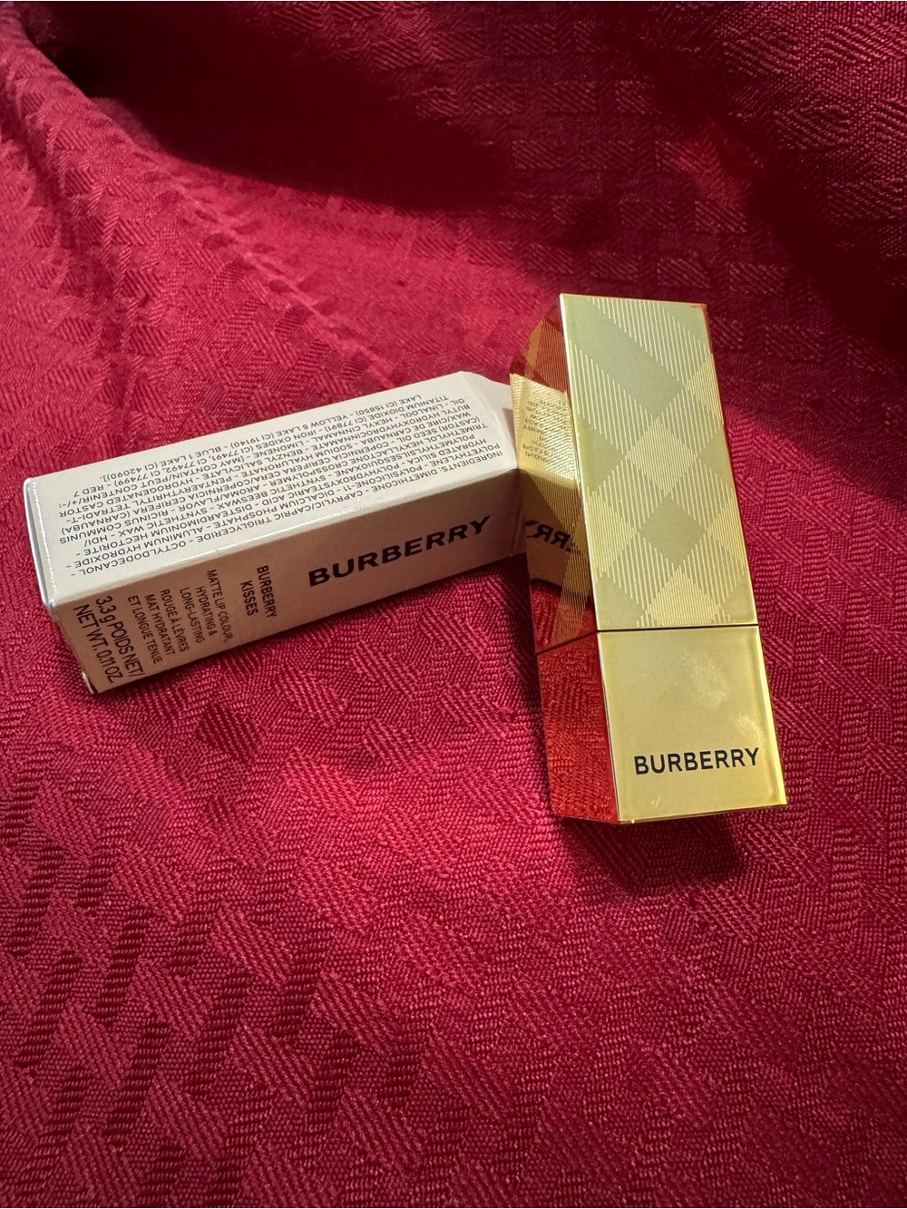 Burberry Gold Lipstick - 12 Matte Soft Pink